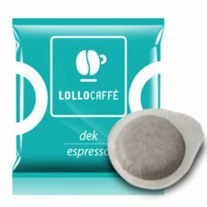 150 Cialde filtrocarta  Lollo caffè miscela dek  44 mm ESE