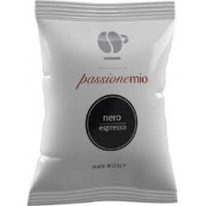 100 Capsule Lollo caffè PASSIONEMIO  miscela nera compatibili macchine LAVAZZA  A MODO MIO