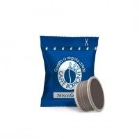 100 Capsule CAFFE' BORBONE Miscela BLU compatibile LAVAZZA ESPRESSO POINT