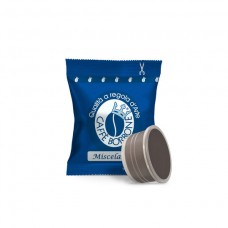 100 Capsule CAFFE' BORBONE Miscela BLU compatibile LAVAZZA ESPRESSO POINT