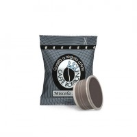 100 CAPSULE CAFFE' BORBONE MISCELA NERA COMPATIBILI LAVAZZA ESPRESSO POINT